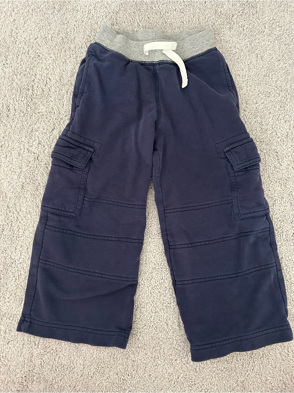 Hanna Andersson navy & Cream Nautical Tee with Navy Joggers Set - Picture 3 of 6